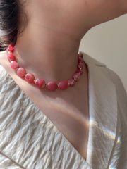 Rhodochroiste Nuggets Necklace