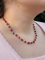 Ruby and Garnet Necklace