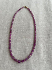 Ruby Cylinders Necklace