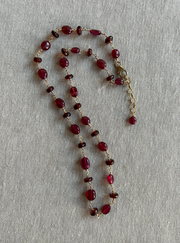 Ruby and Garnet Necklace