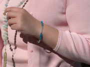 Blue Topaz Segments Bracelet