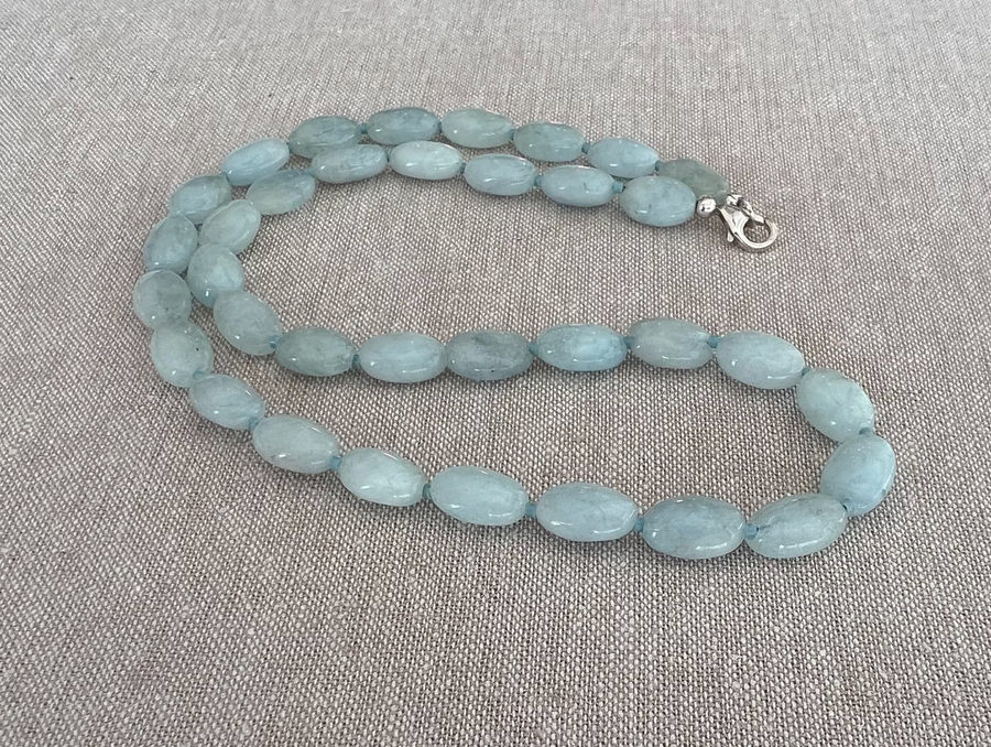 Milky Aquamarine Necklace