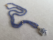 Tanzanite Necklace with Tanzanite Pendant