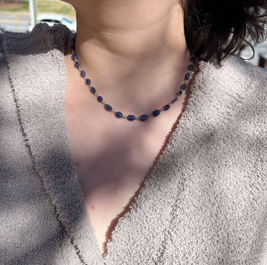 Sapphire Ovals Necklace