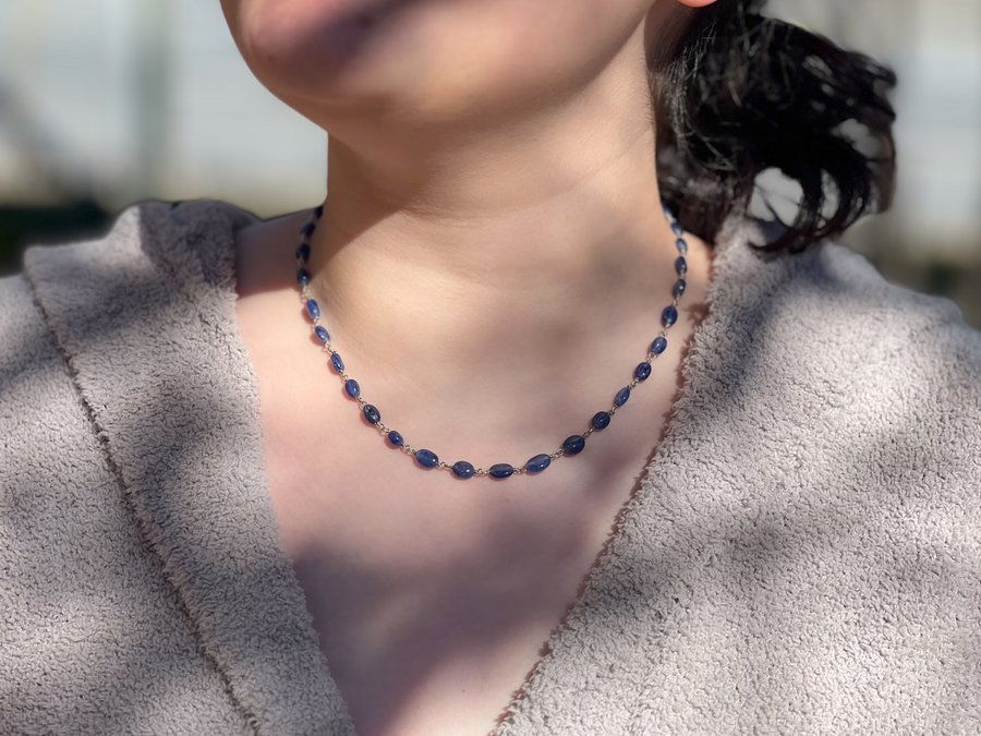 Sapphire Ovals Necklace