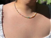 Ethiopian Multi Color Opals Necklace