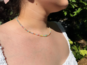 Ethiopian Multi Color Opals Necklace