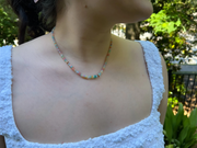 Ethiopian Multi Color Opals Necklace