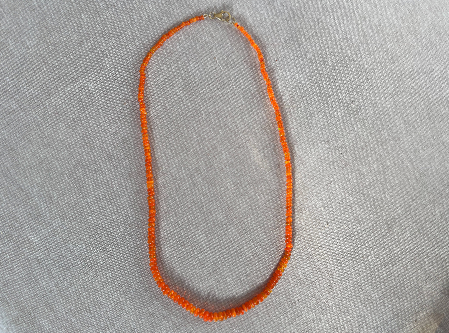 Orange Opal Necklace