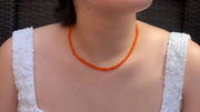 Orange Opal Necklace