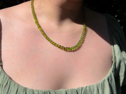 Peridot Roundel Necklace