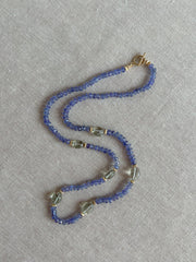 Tanzanite Necklace with Prasolite Accents