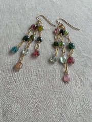 Tourmaline Dangle Earrings