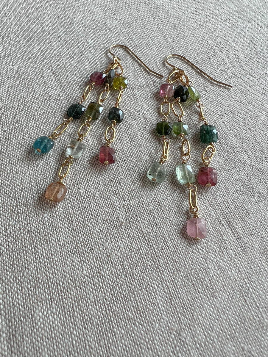 Tourmaline Dangle Earrings