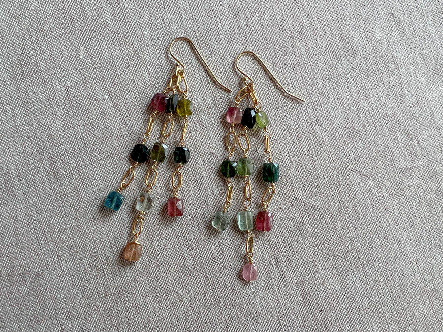 Tourmaline Dangle Earrings