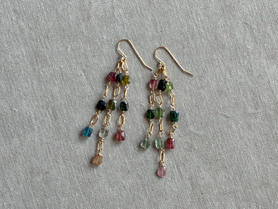 Tourmaline Dangle Earrings