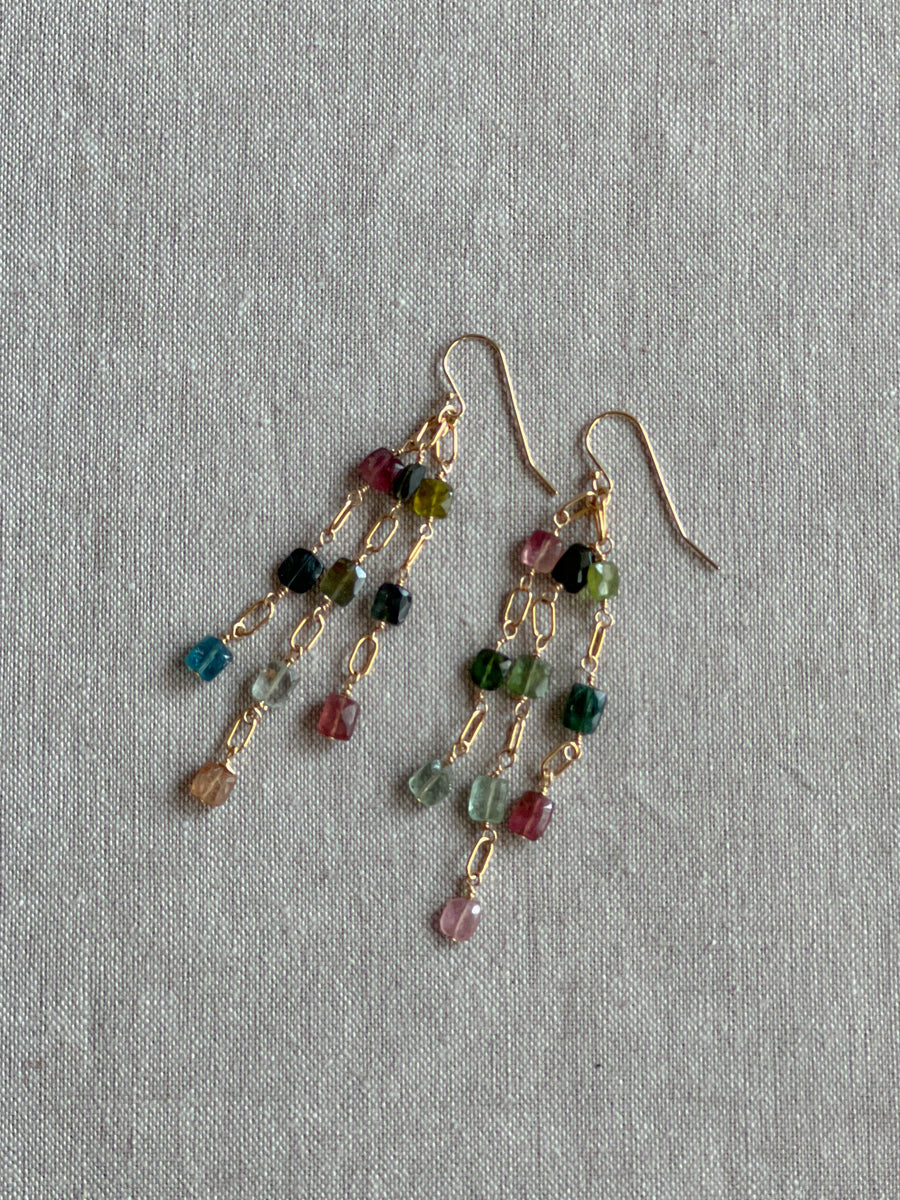 Tourmaline Dangle Earrings