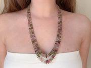Tourmaline Bolts Double Strand Necklace