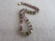 Tourmaline Faceted Bolts Necklace