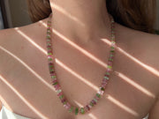 Tourmaline Faceted Bolts Necklace