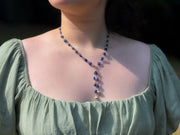 Sapphire Lariat Necklace