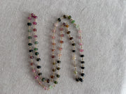 Tourmaline Necklace, 14k Gold Filled Wire Wrapping, Fine Boho Jewelry