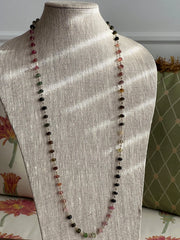 Tourmaline Necklace, 14k Gold Filled Wire Wrapping, Fine Boho Jewelry