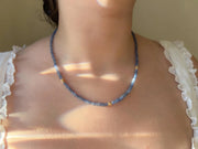 Burmese Sapphire Necklace with Gold Accents