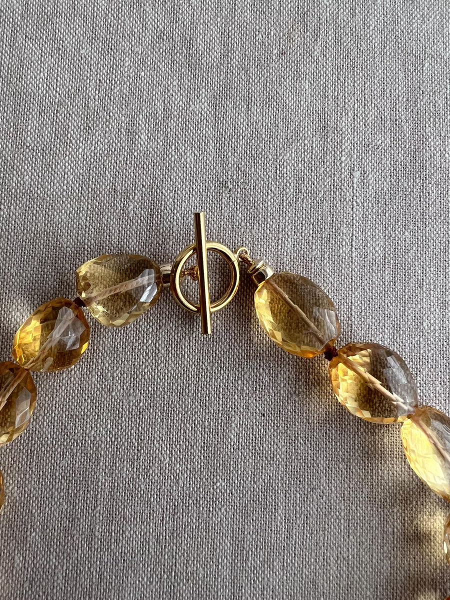 Citrine Nuggets Choker