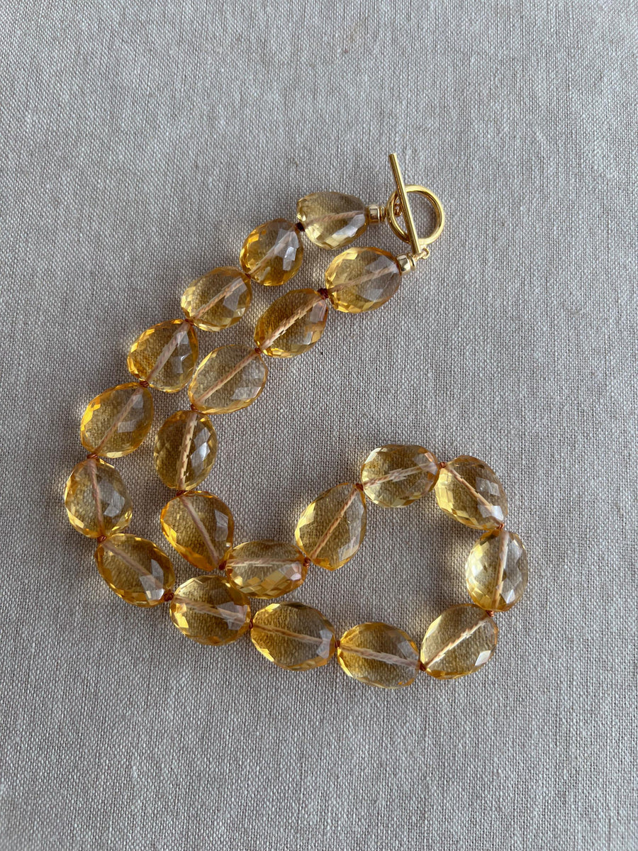 Citrine Nuggets Choker