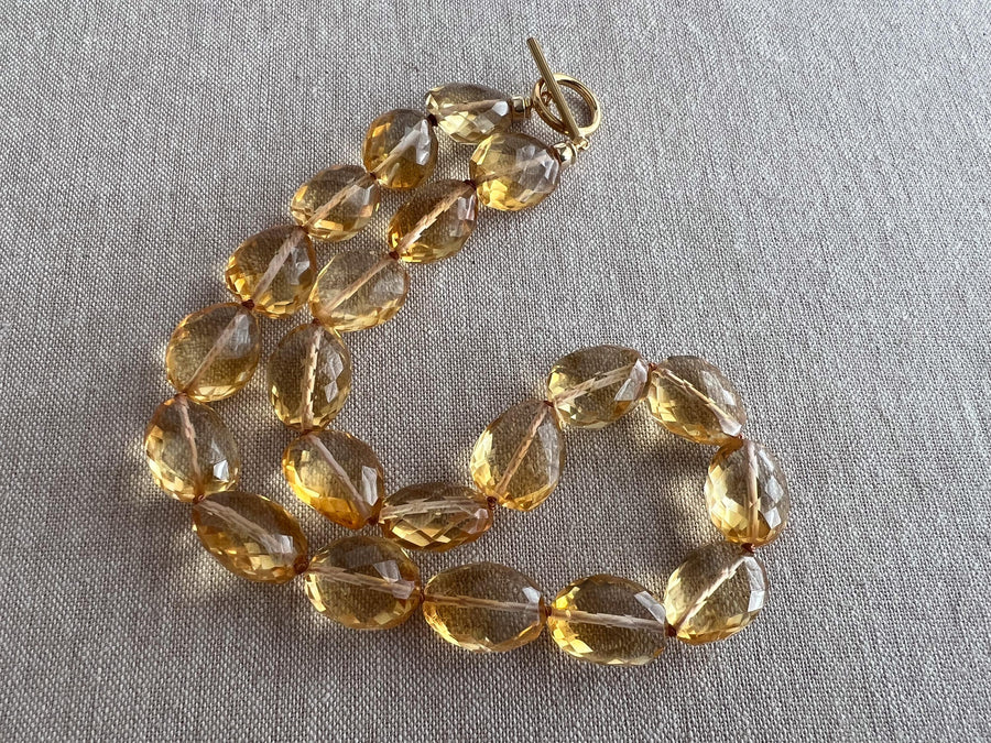 Citrine Nuggets Choker