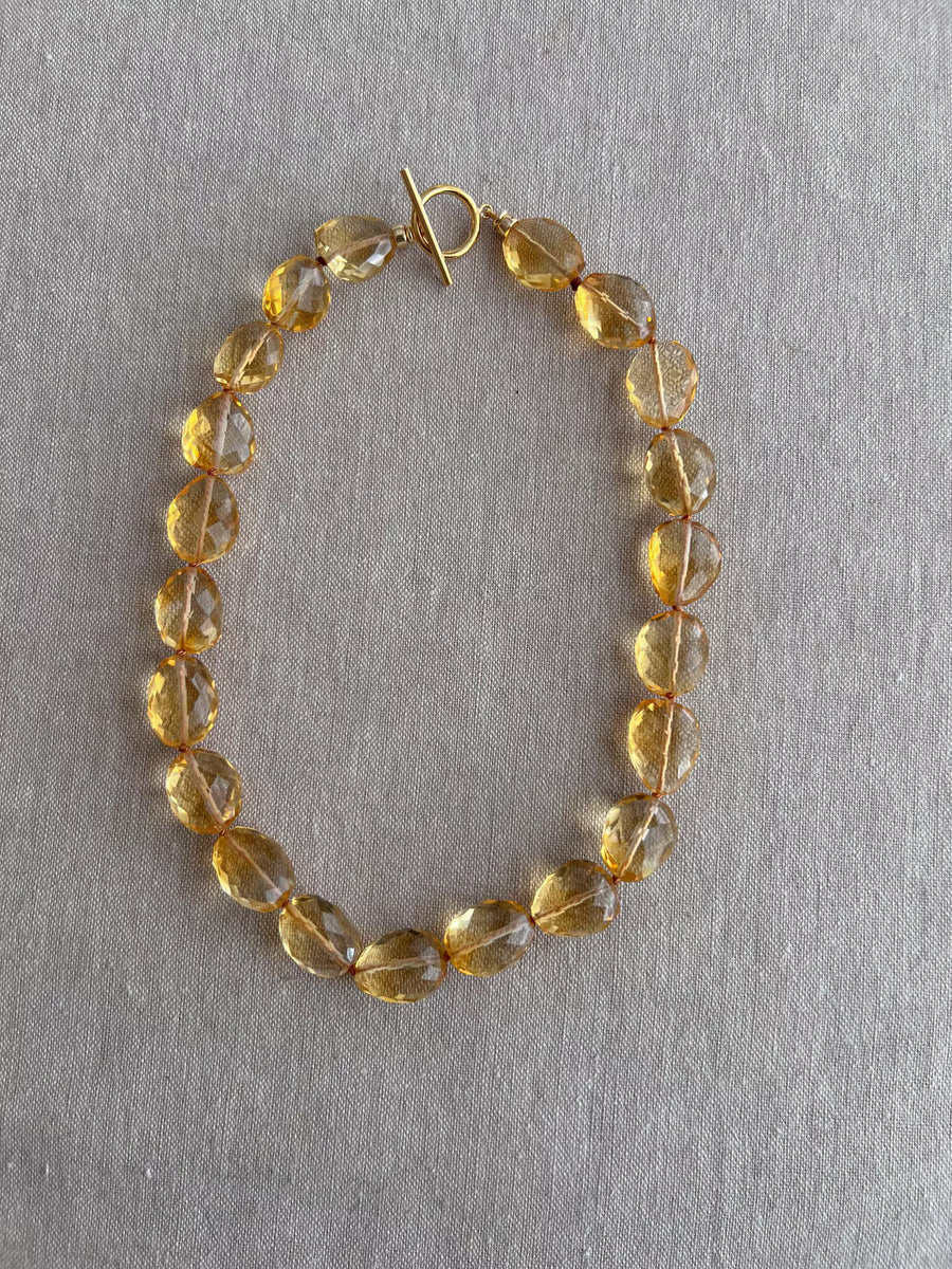 Citrine Nuggets Choker