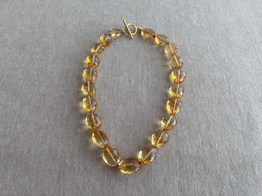 Citrine Nuggets Choker