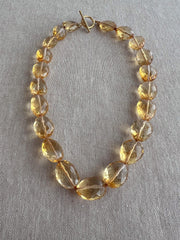 Citrine Nuggets Choker
