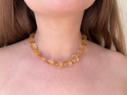 Citrine Nuggets Choker