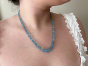 Santa Maria Aquamarine Necklace, Gem Grade