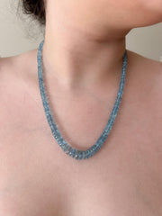 Santa Maria Aquamarine Necklace, Gem Grade