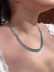 Santa Maria Aquamarine Necklace, Gem Grade