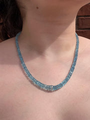 Santa Maria Aquamarine Necklace, Gem Grade