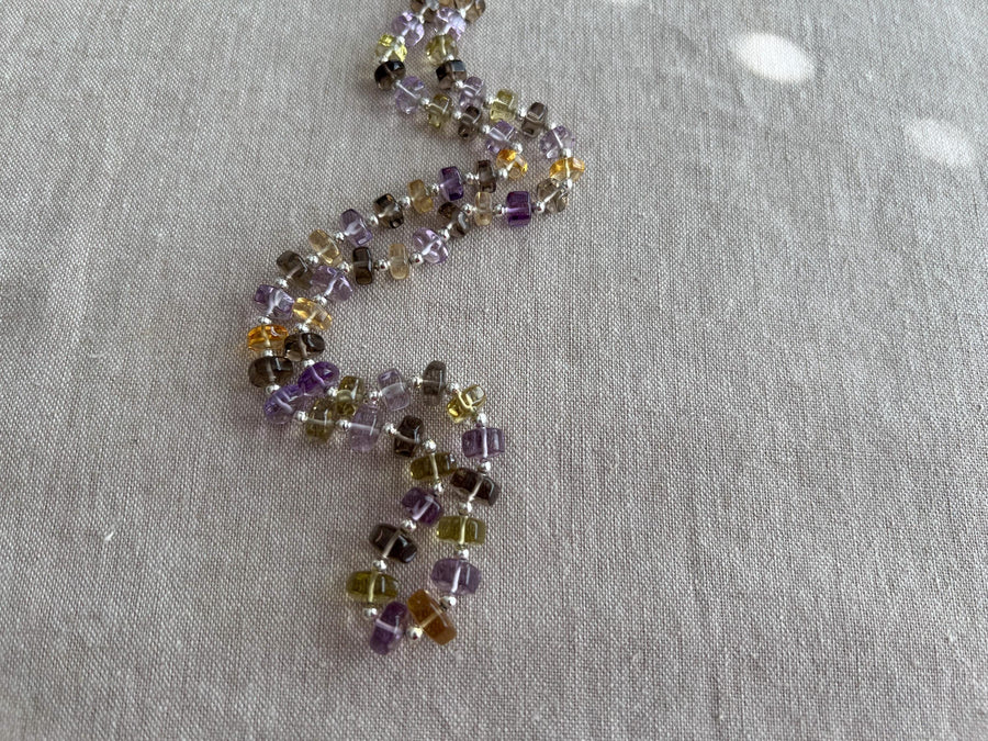 Semi Precious Mix Beads, Button Cut, AAA Grade, Rare Find