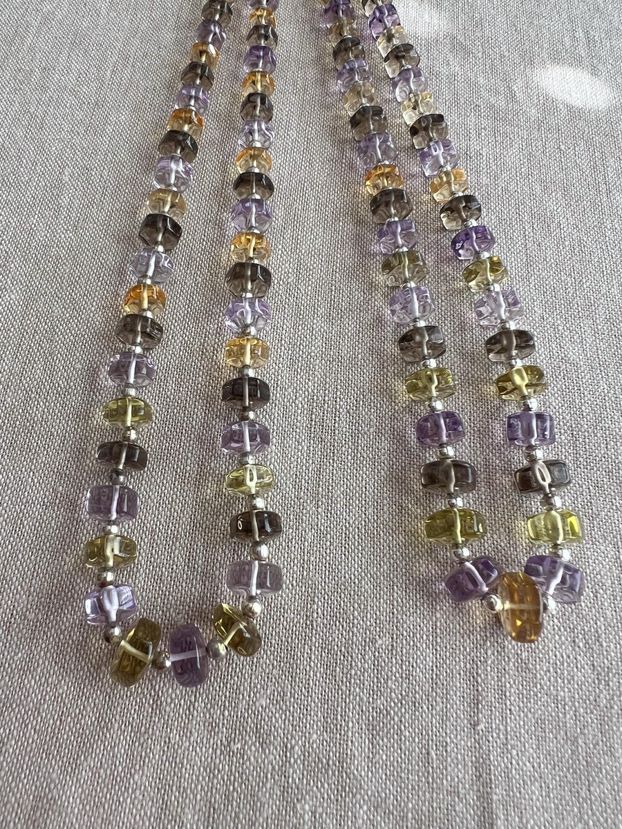 Semi Precious Mix Beads, Button Cut, AAA Grade, Rare Find