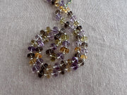 Semi Precious Mix Beads, Button Cut, AAA Grade, Rare Find