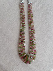 Tourmaline Faceted Bolt Beads, AAA Grade, Natural Gemstones