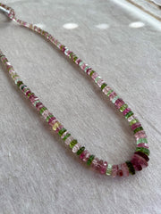Tourmaline Faceted Bolt Beads, AAA Grade, Natural Gemstones