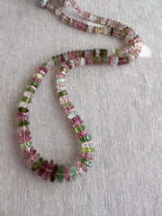 Tourmaline Faceted Bolt Beads, AAA Grade, Natural Gemstones