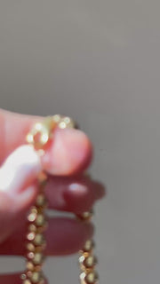 Gold Bead Necklace