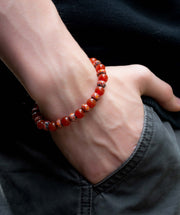Mens_Corded_Bracelet,Carnelian_Bracelet,Adjustable_bracelet,Tibetan_Glass,Mixed_Gemstones,Handmade_bracelet,Gifts_for_him,Father's_Day_Gifts,Stacking_Bracelets,Men's_Bracelets,Orange_Bead_bracelet,Corded_Bracelets,Macrame_bracelet