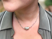 Baroque Pearl Moonstone Short Necklace
