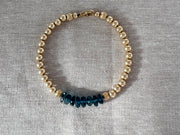 London Blue Bar Bracelet