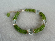 Peridot and Green Amethyst Bracelet